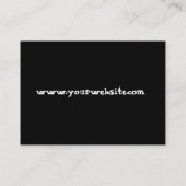 Pitbull in zwart-wit visitekaartje (Achterkant)