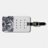 Pitbull - Jouw tekst toevoegen / Naam - Bagagelabel (Voorkant horizontaal)