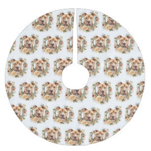 Pitbull Kerstkrans Feestelijke Pup Kerstboom Rok