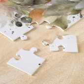 Pitbull Kerstkrans Feestelijke Pup Legpuzzel (Zijkant)