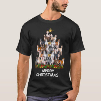 Pitbull KerstVrije vrolijke kerst vriend T-shirt
