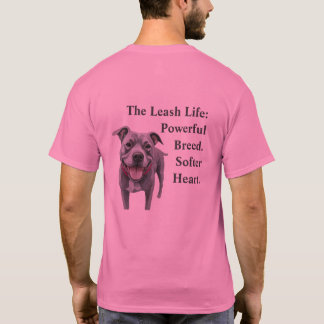Pitbull: Krachtig ras. Zachtere Hart. T-shirt
