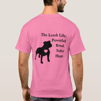 Pitbull: Krachtig ras. Zachtere Hart. T-shirt
