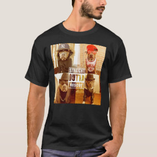 Pitbull Liefde Straight Out Rescue Grappige Pit Bu T-shirt