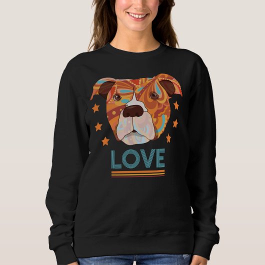 Pitbull Love Classic Trui (Voorkant)
