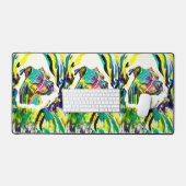 Pitbull love desk mat (Keyboard & Muis)
