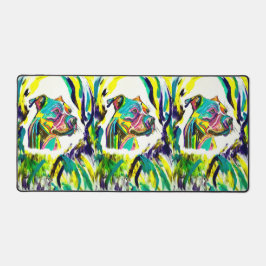 Pitbull love desk mat