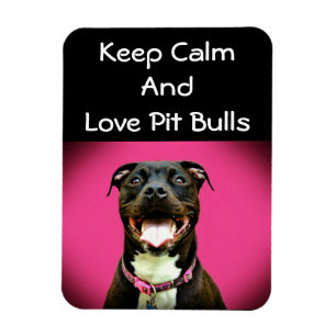 Pitbull Love fotomagneet Magneet