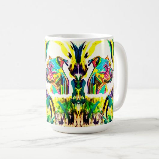 Pitbull Love Mug (Devant droit)