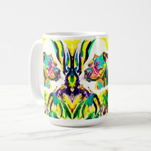 Pitbull Love Mug (Devant gauche)