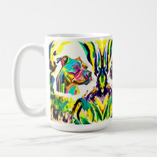 Pitbull Love Mug (Gauche)