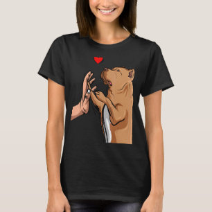 Pitbull Love Pittie Dog Mam Girls T-shirt
