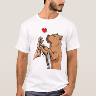 Pitbull Love Pittie Dog Mam Girls T-shirt