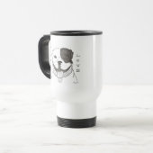 Pitbull Love Travel Mug Reisbeker (Voorkant links)