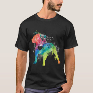 Pitbull Love Waterverf Zen - Pit Bull T-shirt - Ne