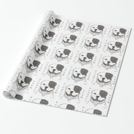 Pitbull Love Wrapping Paper Cadeaupapier
