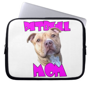 Pitbull mama Dog Laptop Sleeve