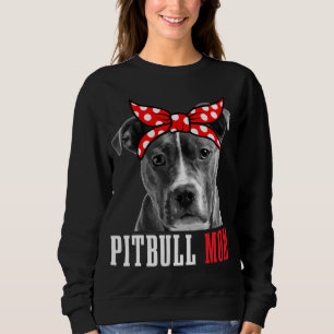 Pitbull mama Funny Cute Pitbull Dog mama Trui