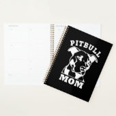 Pitbull mama grappig planner (Display)