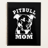 Pitbull mama grappig planner (Voorkant)
