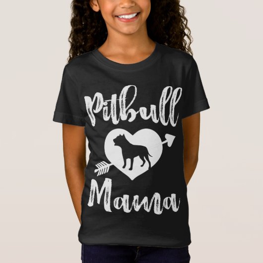 Pitbull Mama Proud Pitbull mama T-shirt (Voorkant)