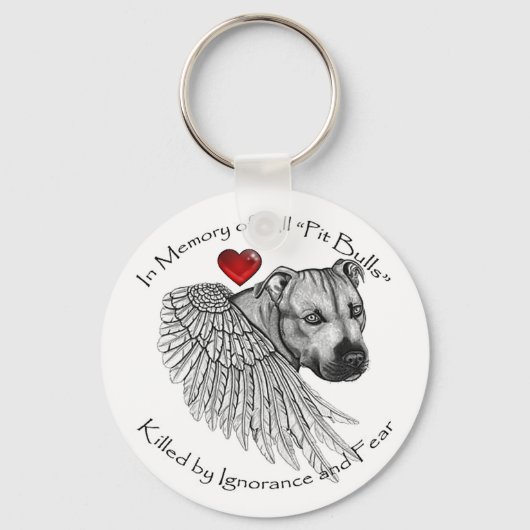 Pitbull Memorial-Sleutelhanger Sleutelhanger (Voorkant)
