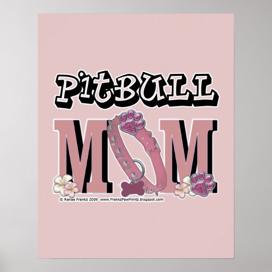 Pitbull MOM Poster (Voorkant)