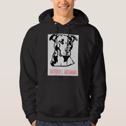 Pitbull Momma Hoodie (Voorkant)