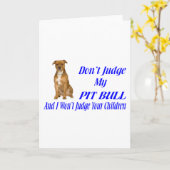 PITBULL OORDEEL KAART (Gele Bloem)