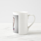 Pitbull op de universiteit: Logo Porselein Kop (Rechts)