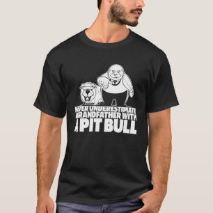 Pitbull Opa Hondenras Pitbull Ban T-shirt