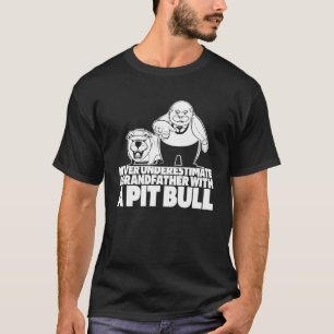 Pitbull Opa Hondenras Pitbull Ban T-shirt