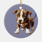 Pitbull Ornament  cadeau (Voorkant)