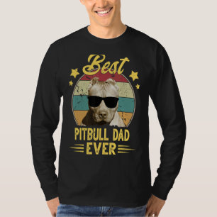 Pitbull Pap Zonneglazen Pitbull Dog Eigenaar T-shirt