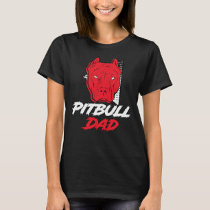 Pitbull Papa Funny Pitbull T-shirt