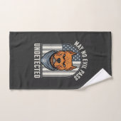 Pitbull Patriotique Chien de Garde (Serviette à main)
