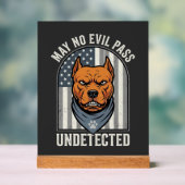 Pitbull Patriotique Chien de Garde (Neutre)