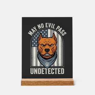 Pitbull Patriotique Chien de Garde