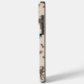 Pitbull Paws and Botten Hoesje-Mate iPhone Case (Achterkant / Links)