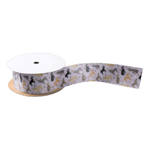 Pitbull Paws and Botten Satin Ribbon Lint
