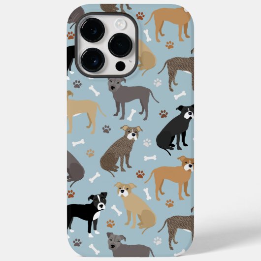 Pitbull Paws en Botten Case-Mate iPhone Case (Achterkant)