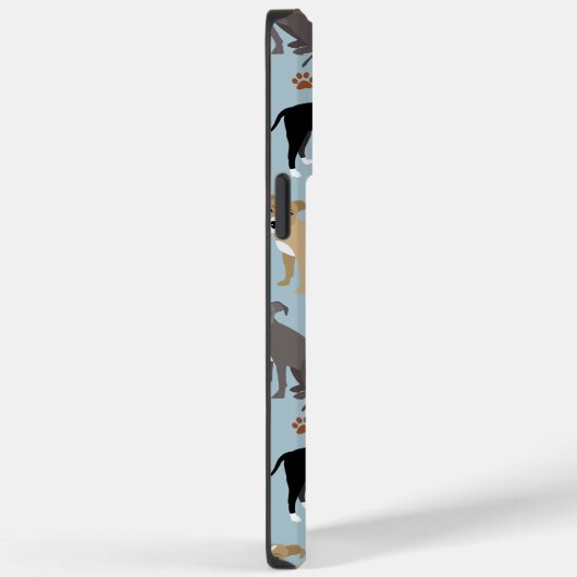 Pitbull Paws en Botten Case-Mate iPhone Case (Achterkant / Rechts)