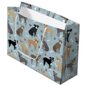 Pitbull Paws en Botten Groot Cadeauzakje (Voorkant Gekanteld)