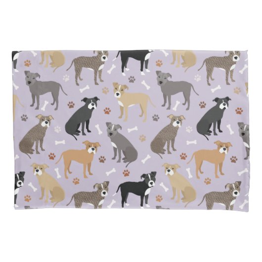 Pitbull Paws en Botten Kussensloop (Voorkant)