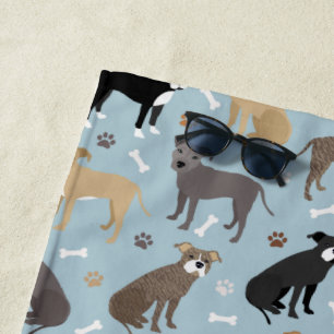 Pitbull Paws en Botten Strandlaken