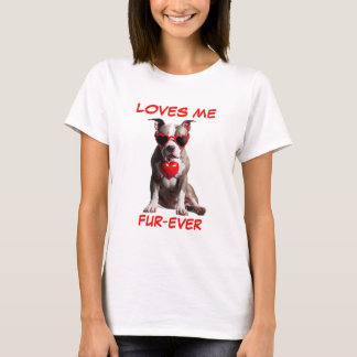 Pitbull Pit Bull Hartvormige zonnebril T-shirt