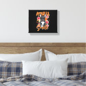 Pitbull Pitbulls Canvas Afdruk (Insitu (Slaapkamer))