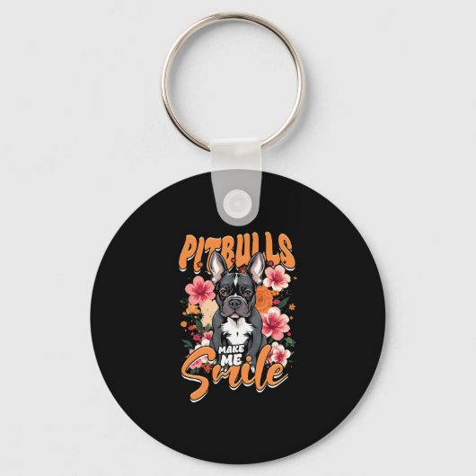 Pitbull Pitbulls Sleutelhanger (Voorkant)