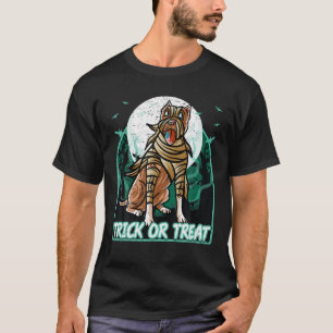 Pitbull Pittie Happy Halloween Kostuum Mummie T-shirt