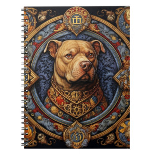 Pitbull " Pittie " Heraldisch middeleeuws Notitieb Notitieboek